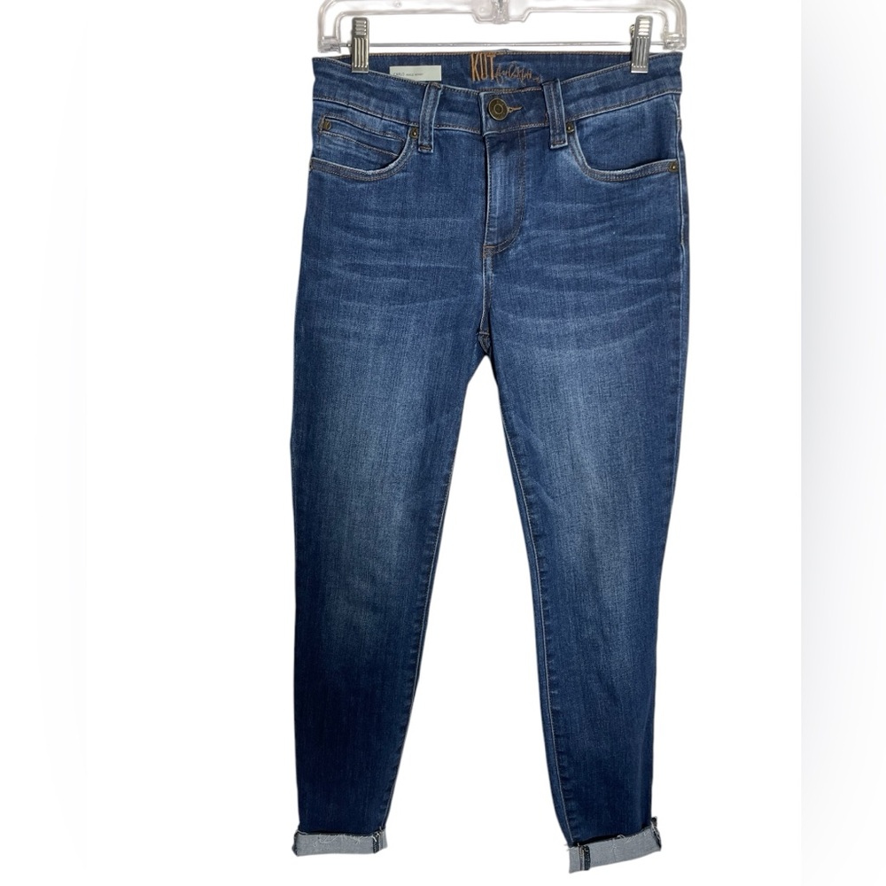 Kut from‎ the Kloth jeans size 2 Carlo Ankle Skinny Blue Jeans BEAUTIFUL 💙